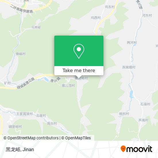 黑龙峪 map