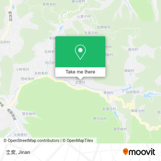 坔窝 map