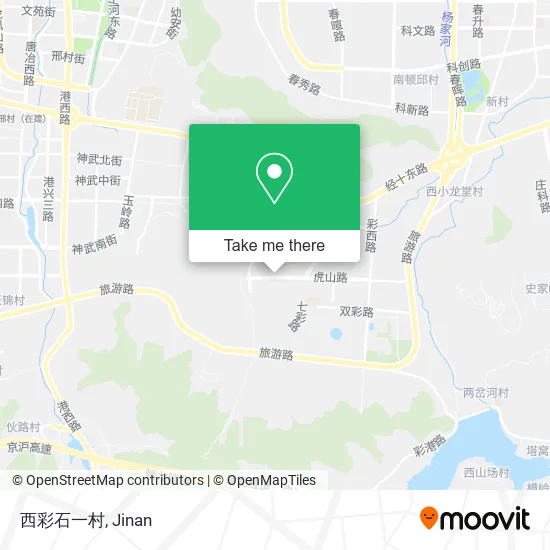 西彩石一村 map