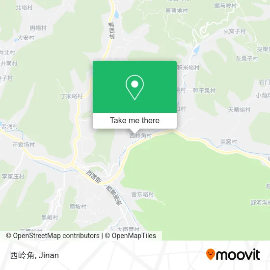 西岭角 map