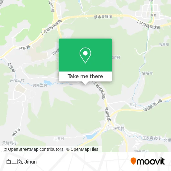 白土岗 map