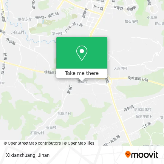 Xixianzhuang map