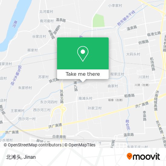 北滩头 map