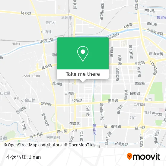 小饮马庄 map