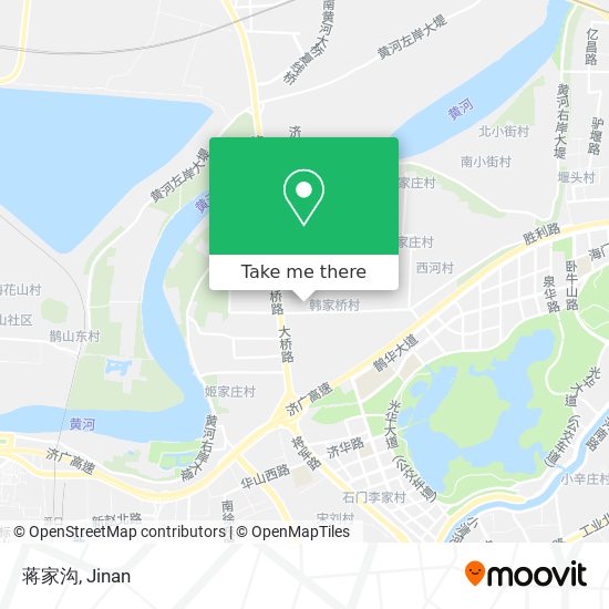 蒋家沟 map