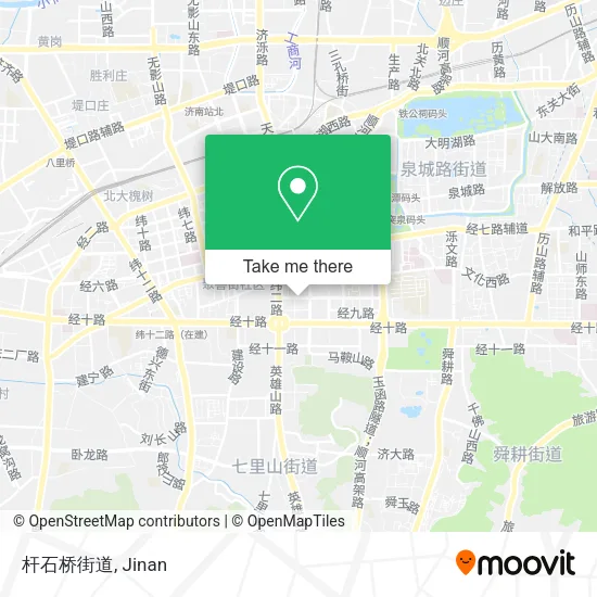 杆石桥街道 map