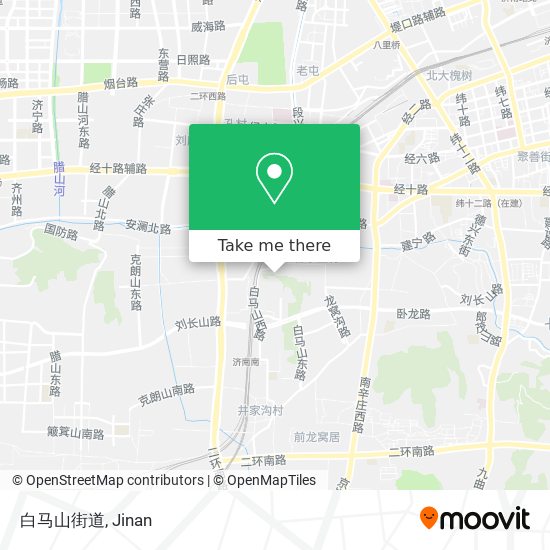 白马山街道 map