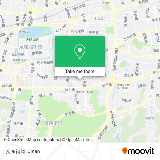 文东街道 map