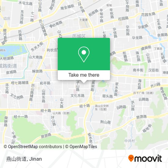 燕山街道 map