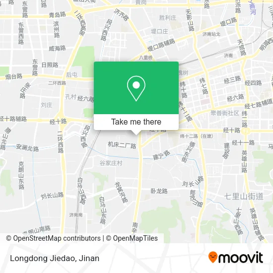 Longdong Jiedao map