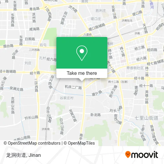 龙洞街道 map