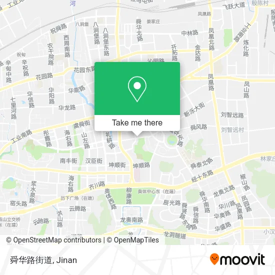 舜华路街道 map