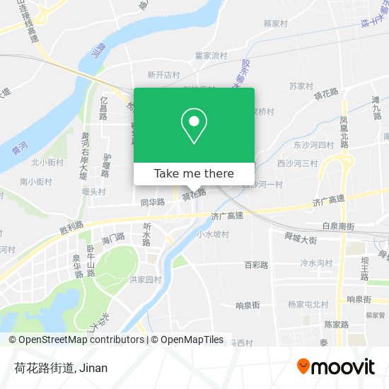 荷花路街道 map