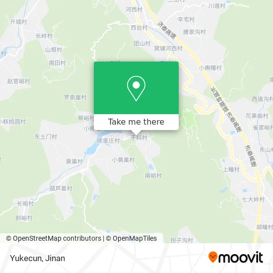 Yukecun map
