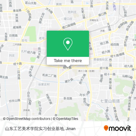 山东工艺美术学院实习创业基地 map