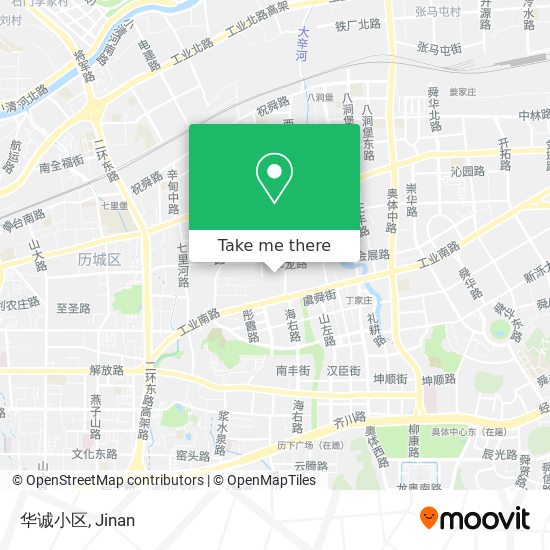华诚小区 map