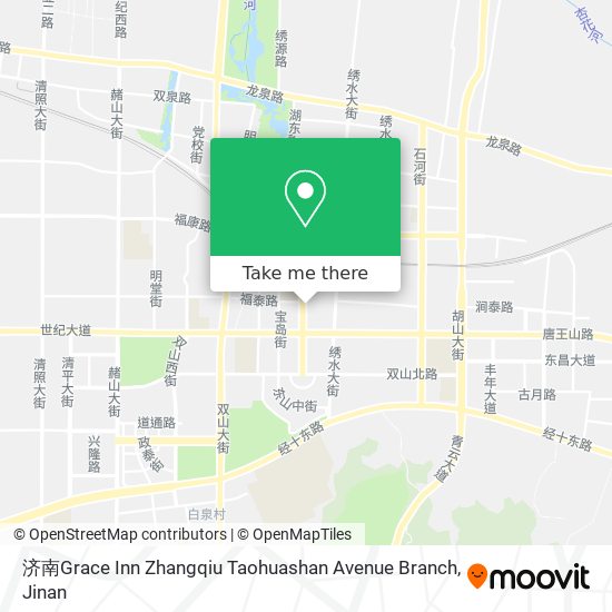 济南Grace Inn Zhangqiu Taohuashan Avenue Branch map
