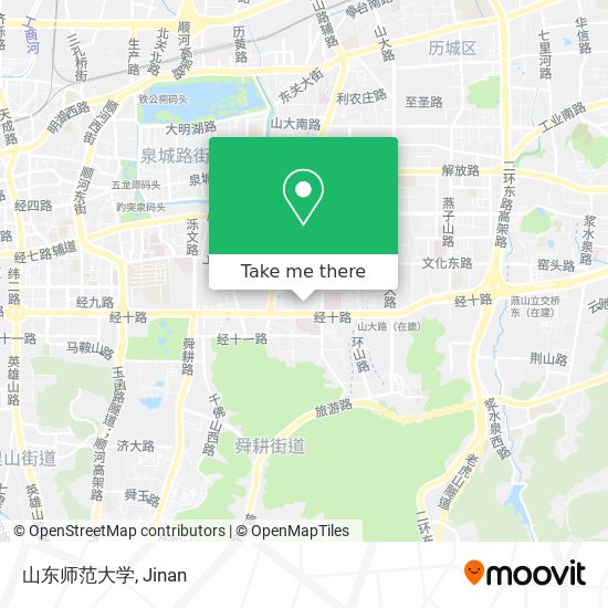 山东师范大学 map