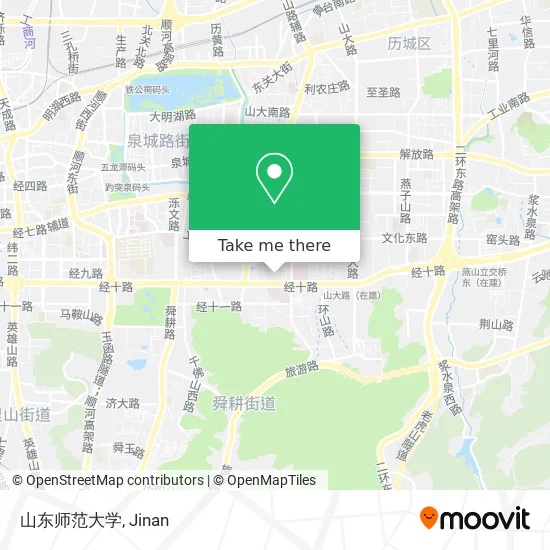 山东师范大学 map