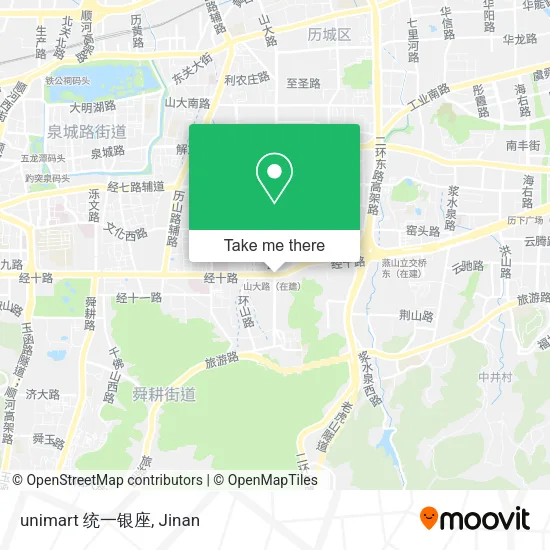 unimart 统一银座 map