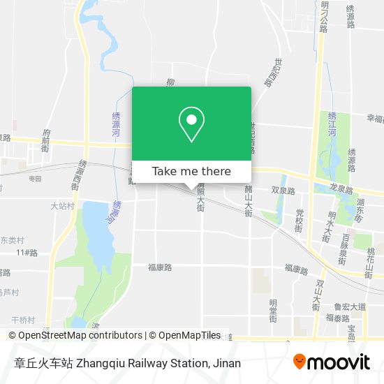 章丘火车站 Zhangqiu Railway Station map