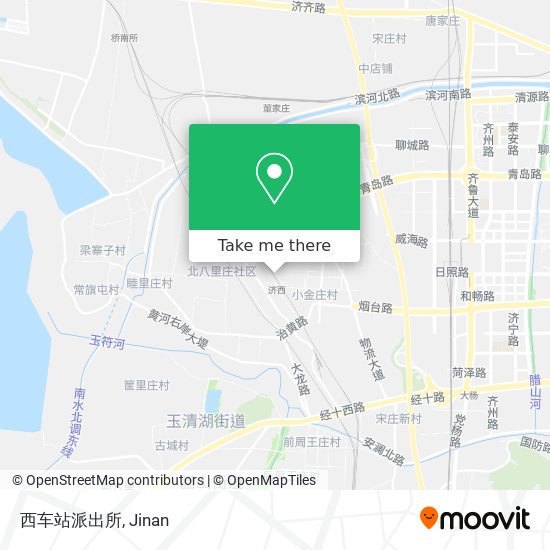 西车站派出所 map