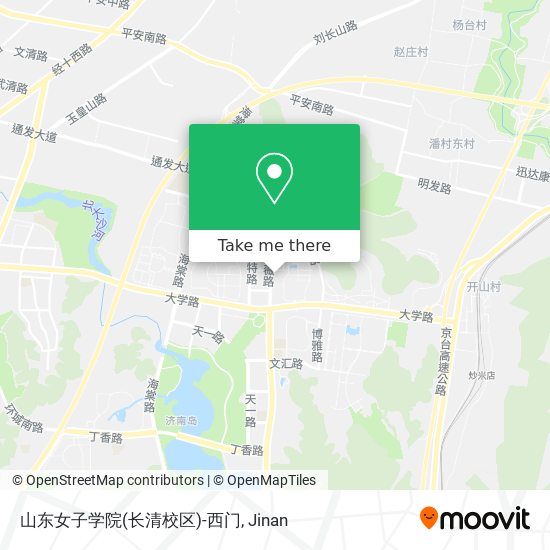 山东女子学院(长清校区)-西门 map