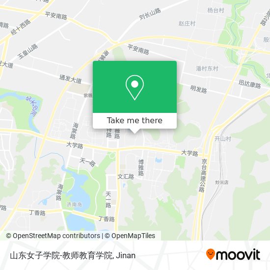 山东女子学院-教师教育学院 map