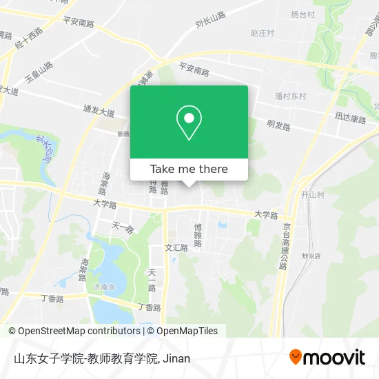 山东女子学院-教师教育学院 map