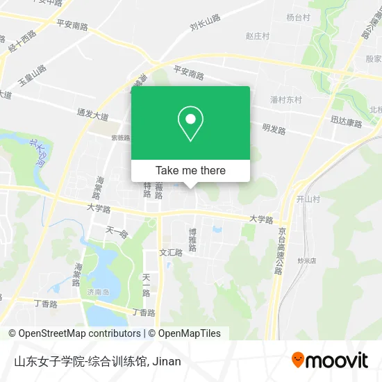 山东女子学院-综合训练馆 map