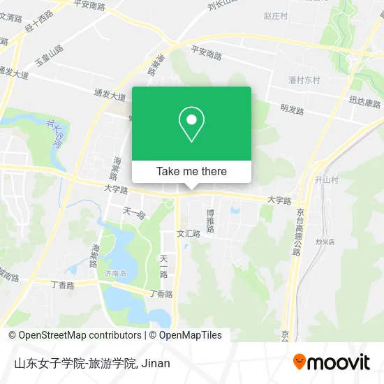 山东女子学院-旅游学院 map