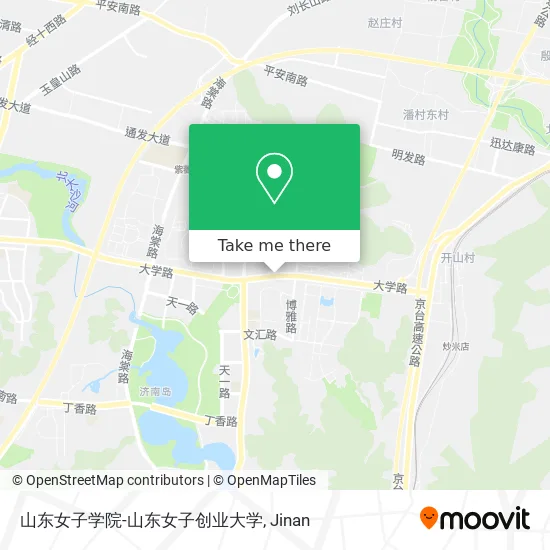 山东女子学院-山东女子创业大学 map