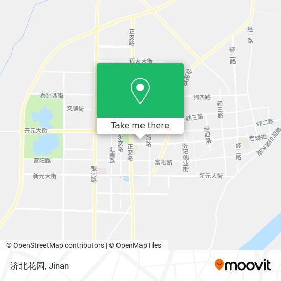 济北花园 map