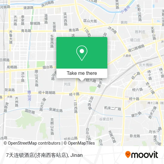 7天连锁酒店(济南西客站店) map