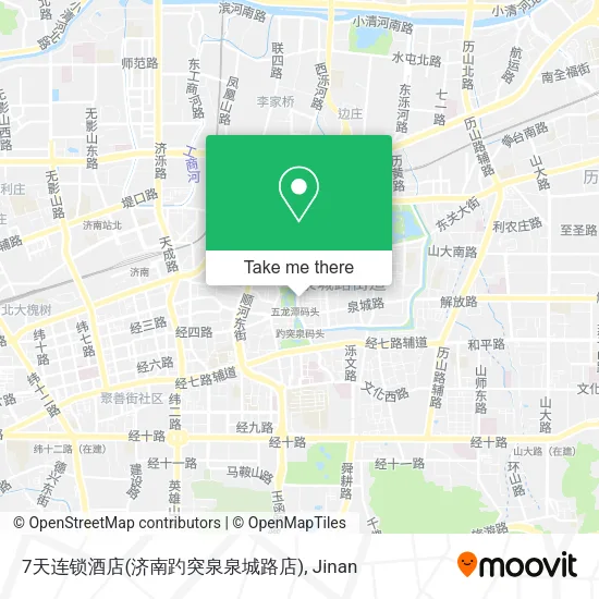 7天连锁酒店(济南趵突泉泉城路店) map