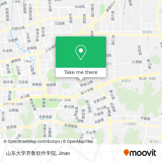 山东大学齐鲁软件学院 map