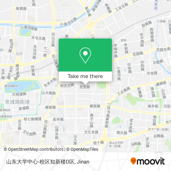 山东大学中心-校区知新楼D区 map