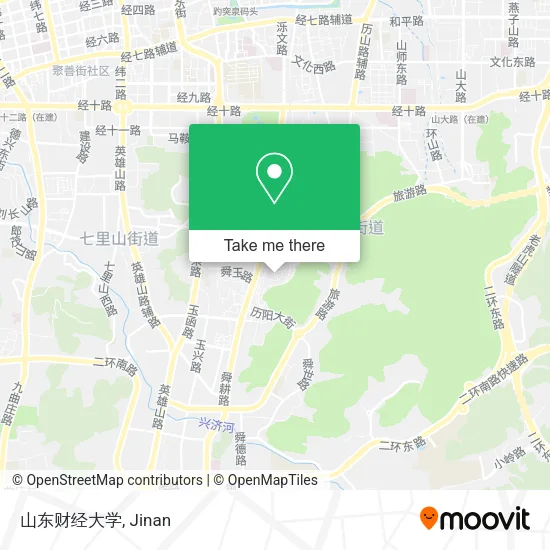 山东财经大学 map