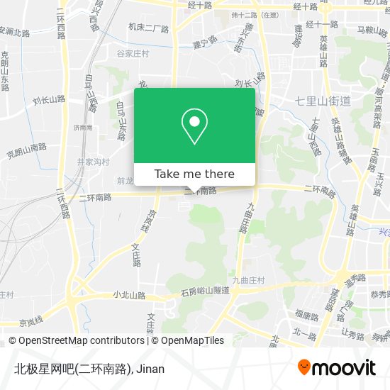 北极星网吧(二环南路) map