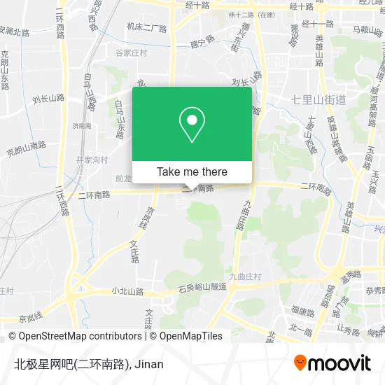 北极星网吧(二环南路) map