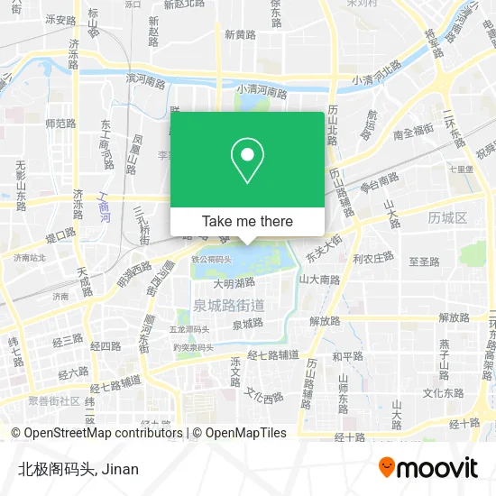 北极阁码头 map