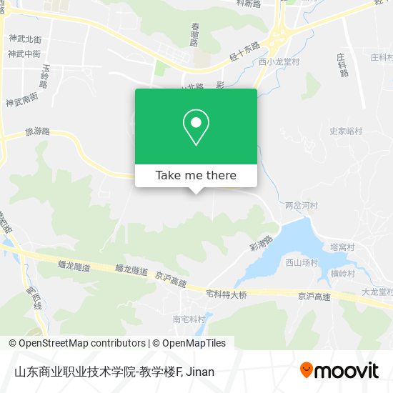 山东商业职业技术学院-教学楼F map