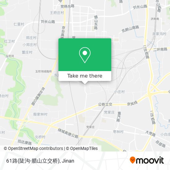 61路(陡沟-腊山立交桥) map