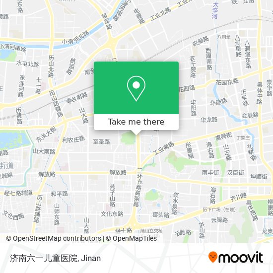 济南六一儿童医院 map