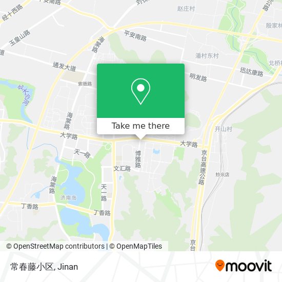 常春藤小区 map