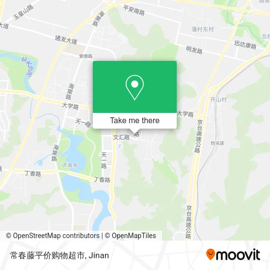 常春藤平价购物超市 map