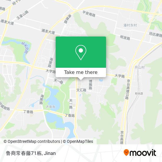 鲁商常春藤71栋 map