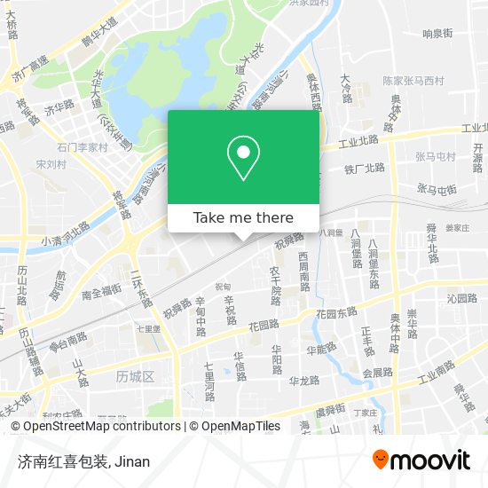 济南红喜包装 map