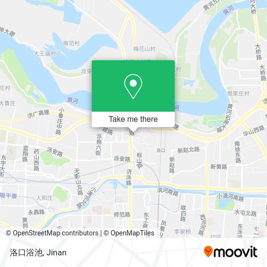 洛口浴池 map