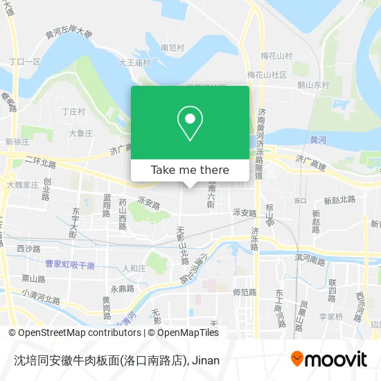 沈培同安徽牛肉板面(洛口南路店) map